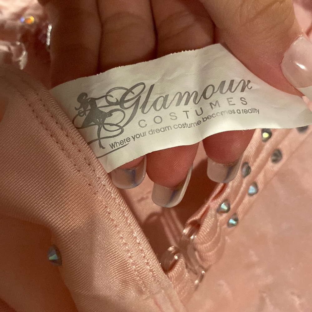 Glamour one piece, leotard with mesh skirt